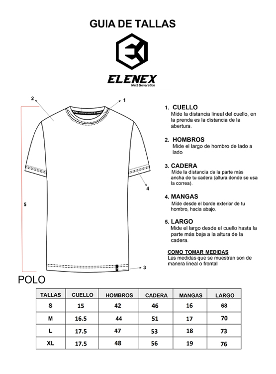 POLO MANGA CORTA HOMBRE ELENEX UBALDO BASICO - 2