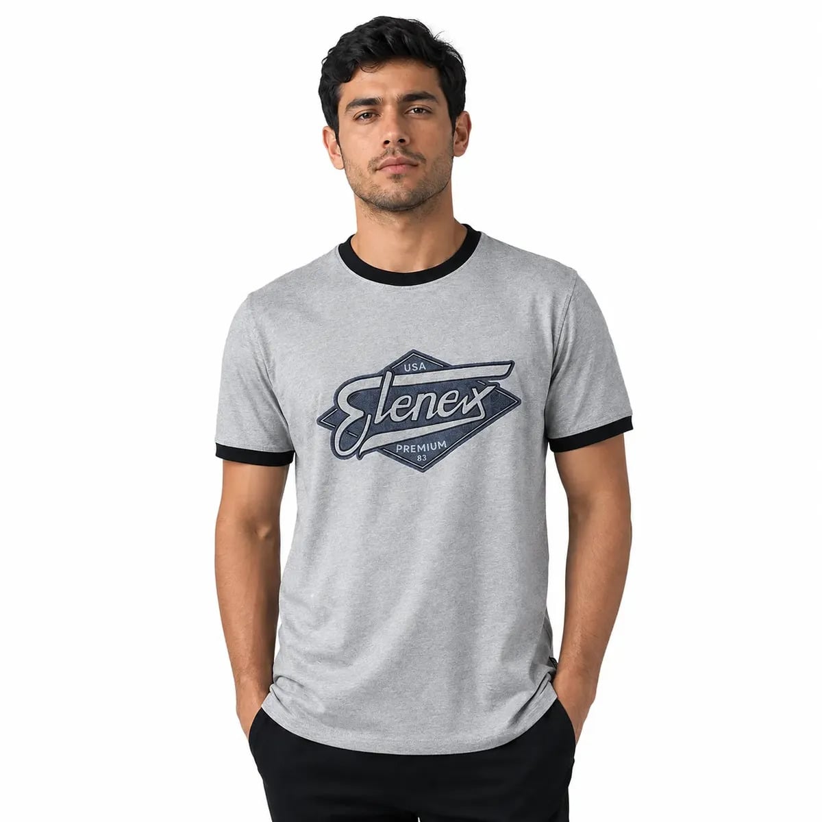 POLO MANGA CORTA HOMBRE ELENEX SUPER - 1