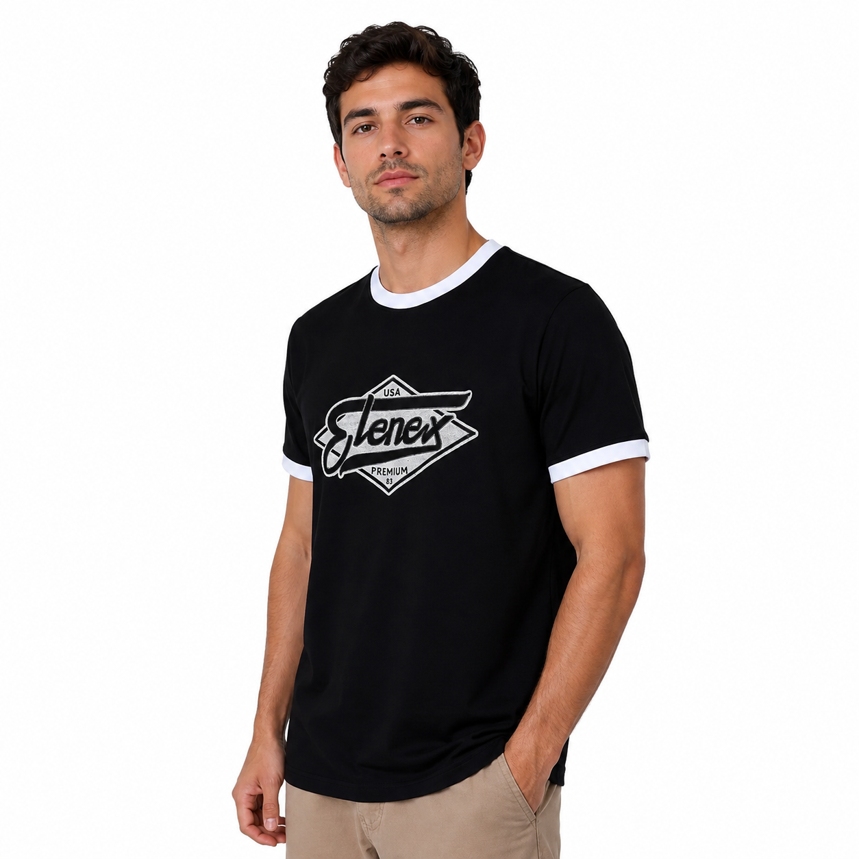 POLO MANGA CORTA HOMBRE ELENEX SUPER - 1