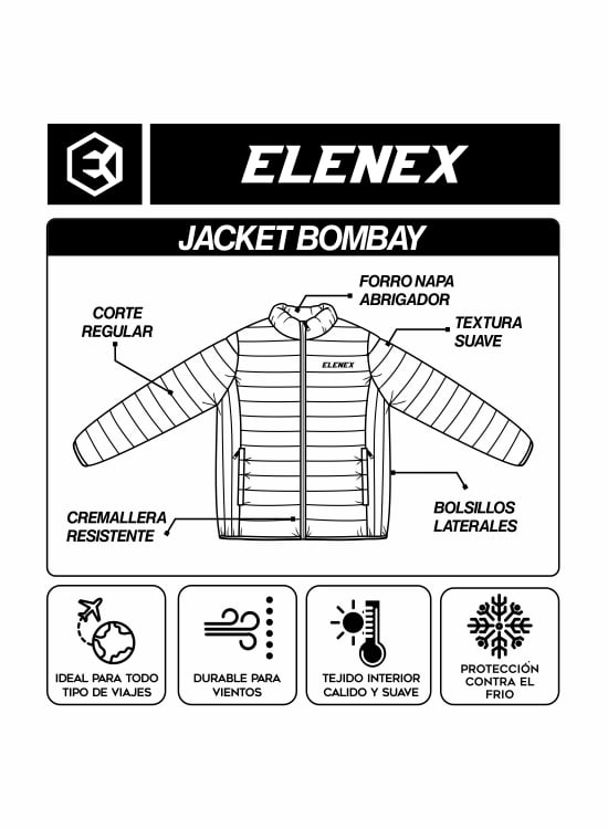 CASACA PARA HOMBRE ELENEX - 5