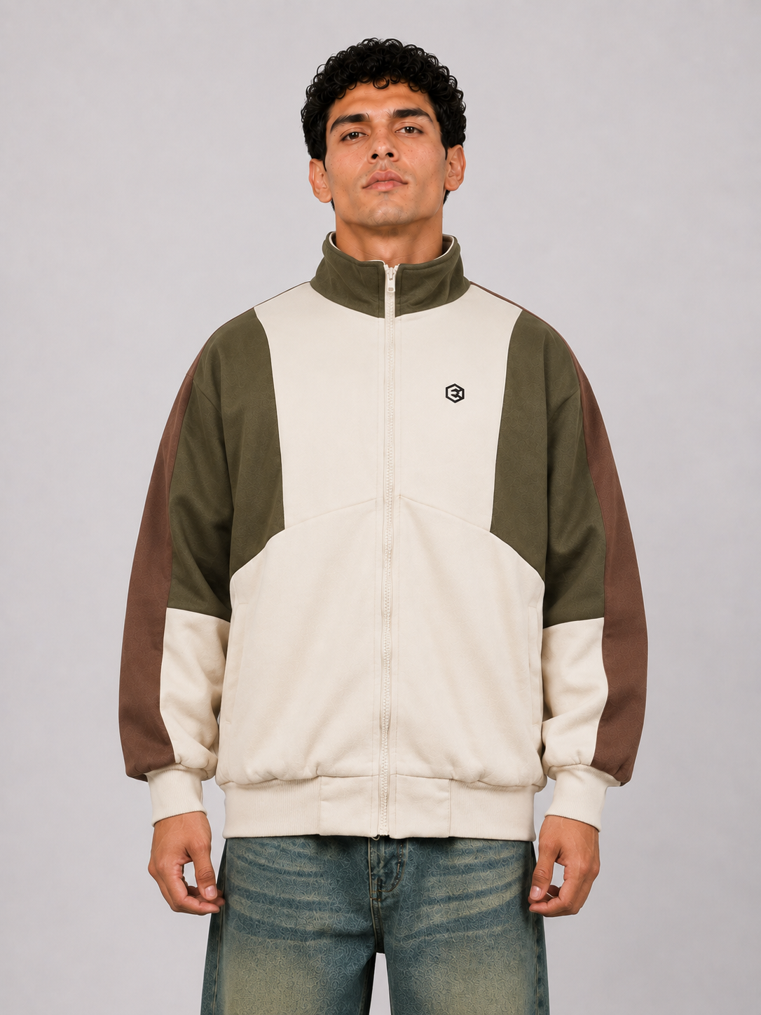 CASACA BOXY FIT HOMBRE ELENEX - 1