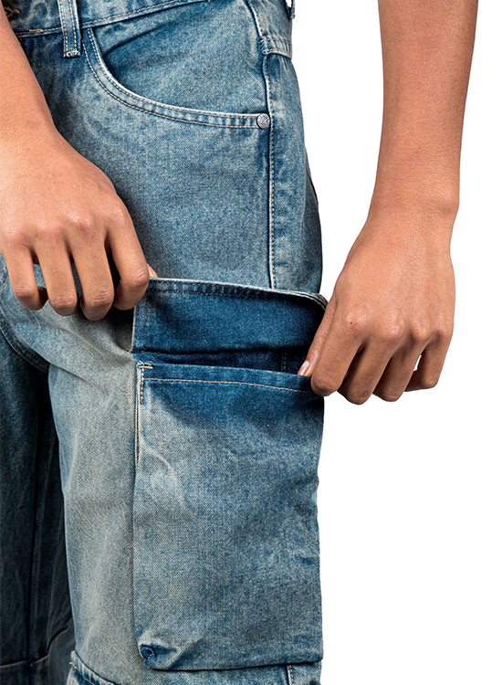 PANTALÓN BAGGY CARGO HOMBRE ELENEX - 3