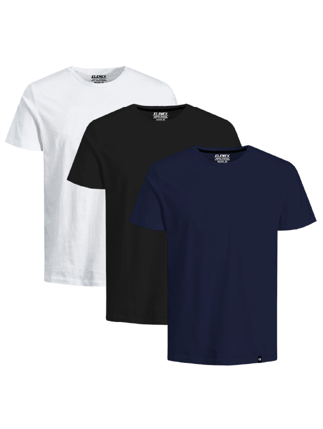POLO BASICOS PACK X3 HOMBRE ELENEX - 1