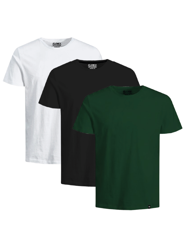 POLO BASICOS PACK X3 HOMBRE ELENEX - 1