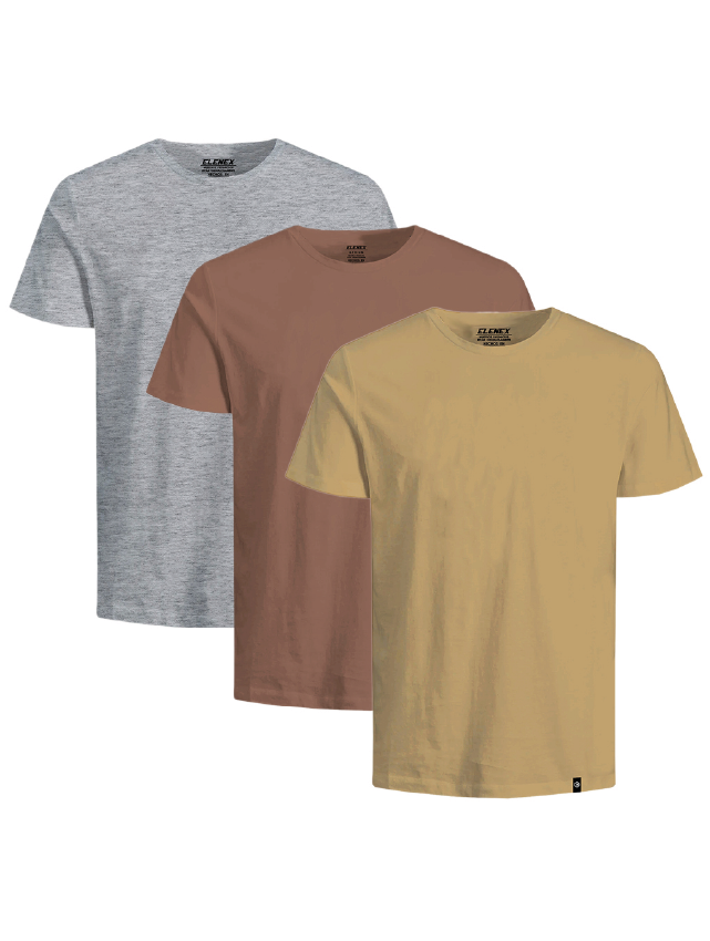POLO BASICOS PACK X3 HOMBRE ELENEX - 1