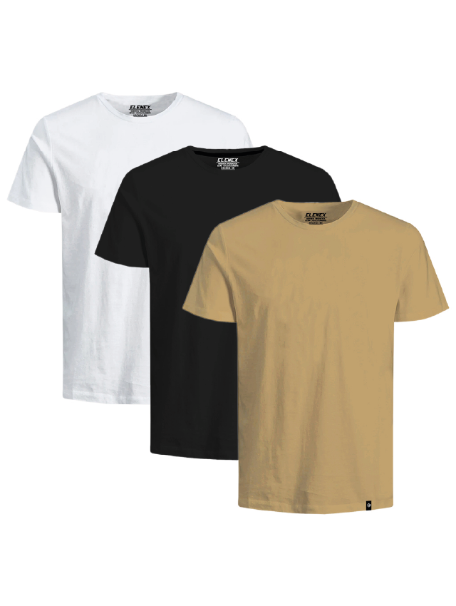 POLO BASICOS PACK X3 HOMBRE ELENEX - 1
