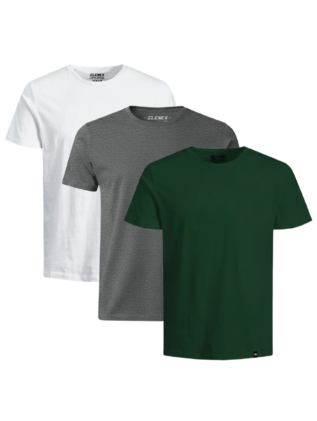 POLO BASICOS PACK X3 HOMBRE ELENEX - 1