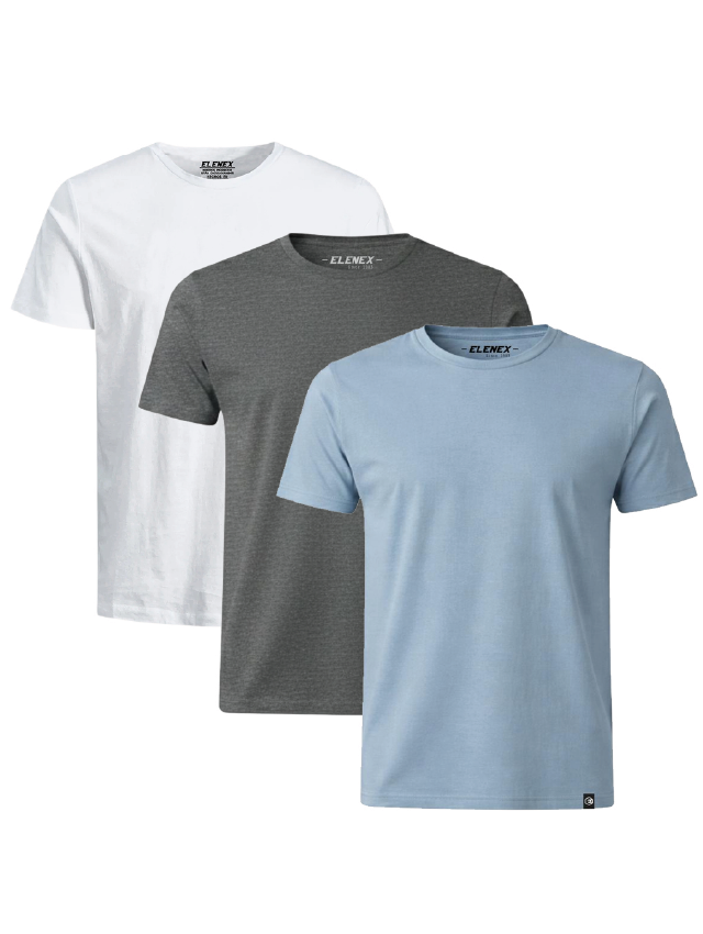 POLO BASICOS PACK X3 HOMBRE ELENEX - 1