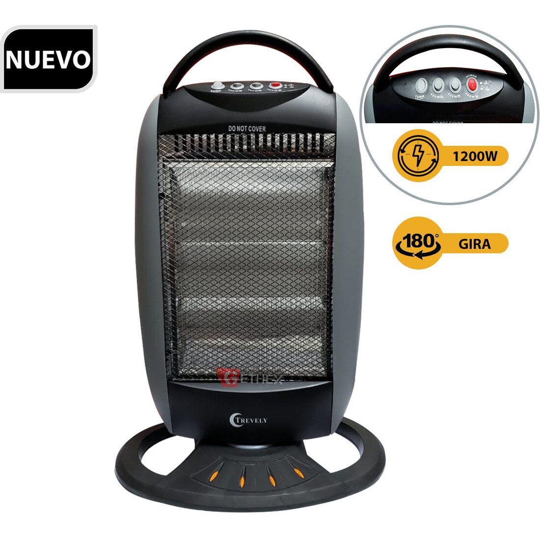 TREVELY CALENTADOR HALÓGENO TCH-020 - 1