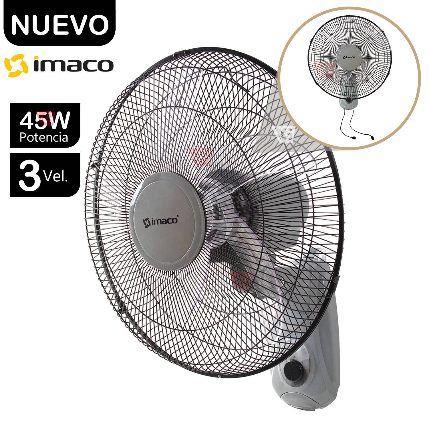 VENTILADOR DE PARED ASPAS ACRÍLICAS FW450 45W - 1