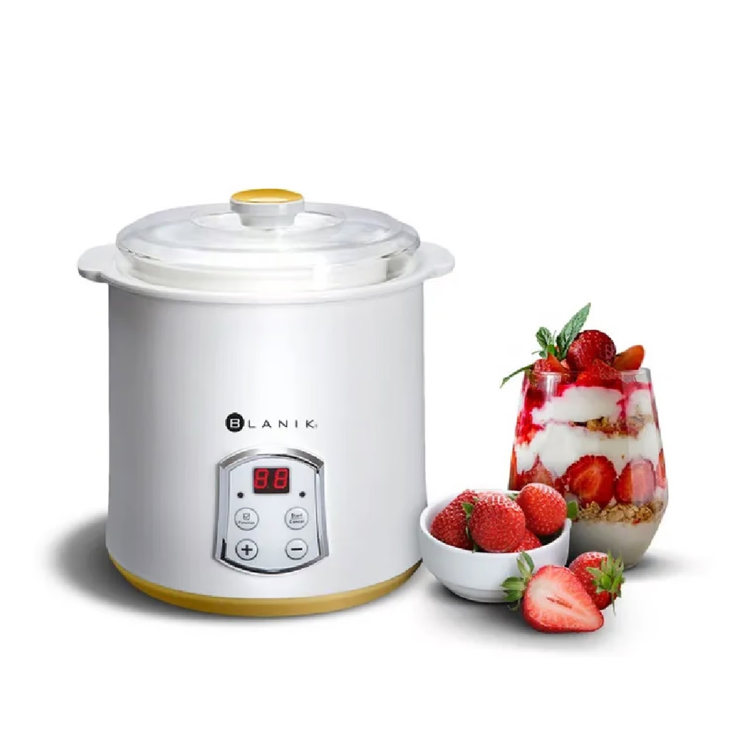 MAQUINA PARA HACER YOGURT PRO 20W BLANIK BYMP048 BLANCO - 2