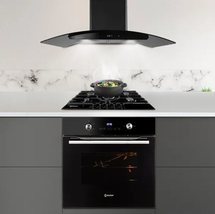 CAMPANA EXTRACTORA DECORATIVA MIRAY CEDM-905V 89.5 CM BLACK - 4