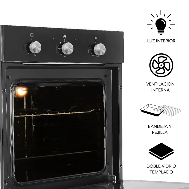 HORNO EMPOTRABLE ELÉCTRICO 65 LT HEE6512 IMACO - 4