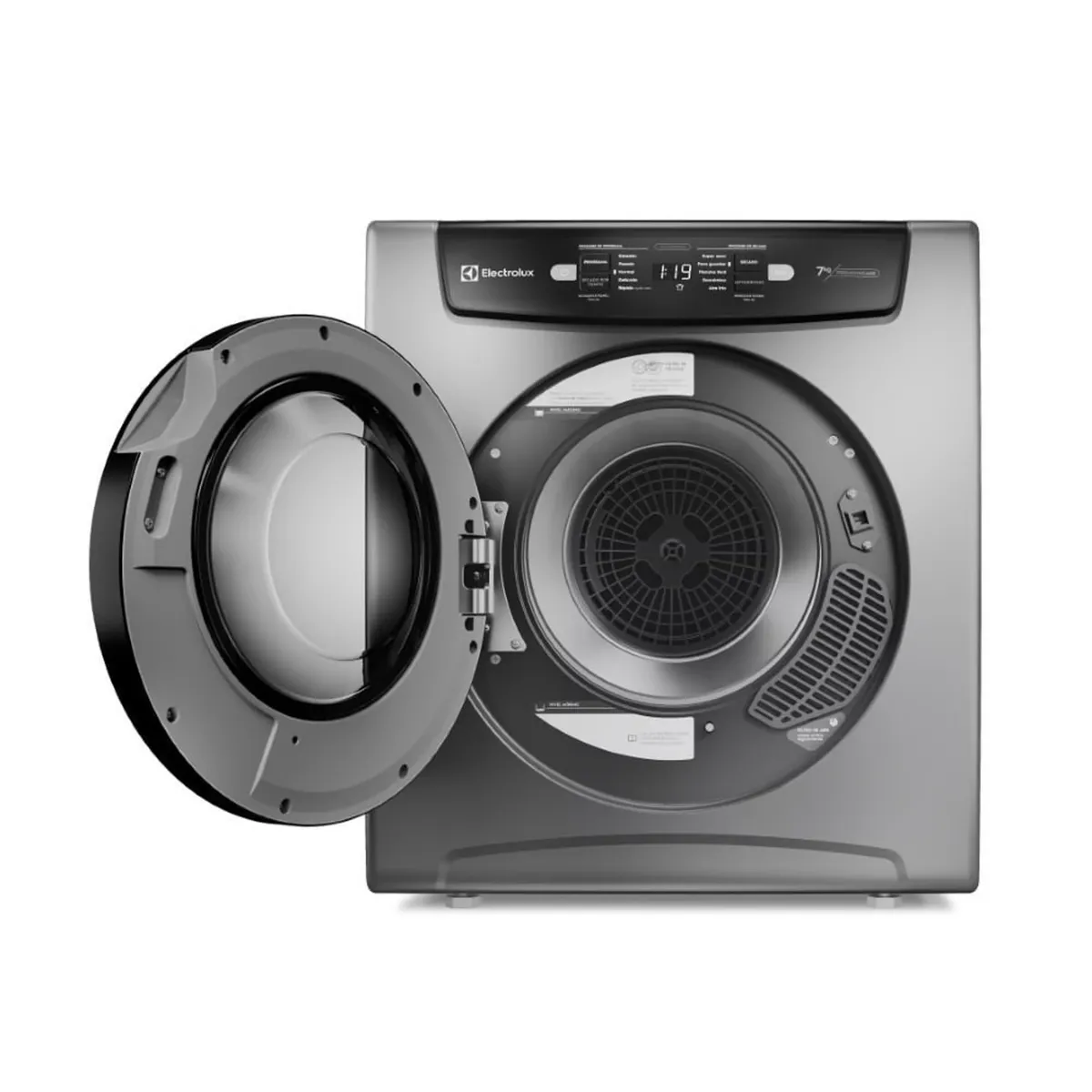 SECADORA ELECTROLUX 7KG GRIS PREMIUM CARE CON TIME CONTROL EDEJ07D2JSYG - 2