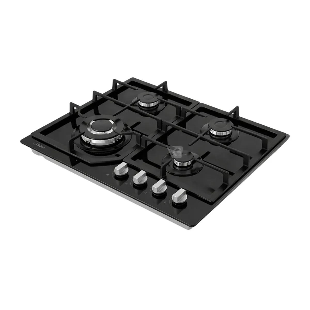 ENCIMERA EMPOTRABLE A GAS 24” - TRIPLE FLAMA NEGRO MTGB24R3402GG MIDEA - 6