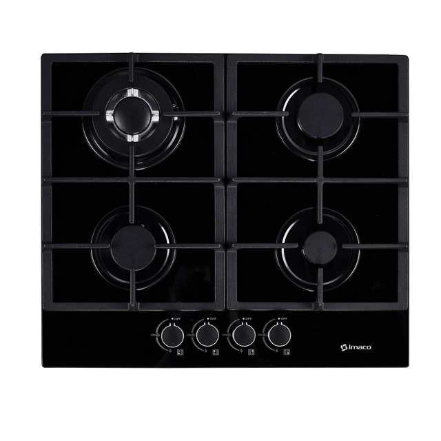 COCINA EMPOTRABLE GAS X4 QUEMADORES IENC60 IMACO - 3