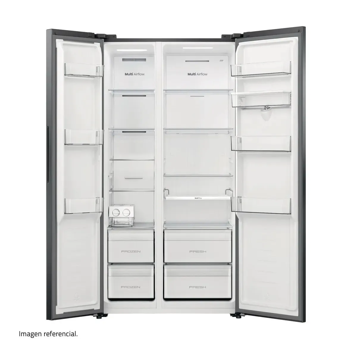 REFRIGERADORA NEGRO SIDE BY SIDE 529L RI-795DNI INDURAMA - 4