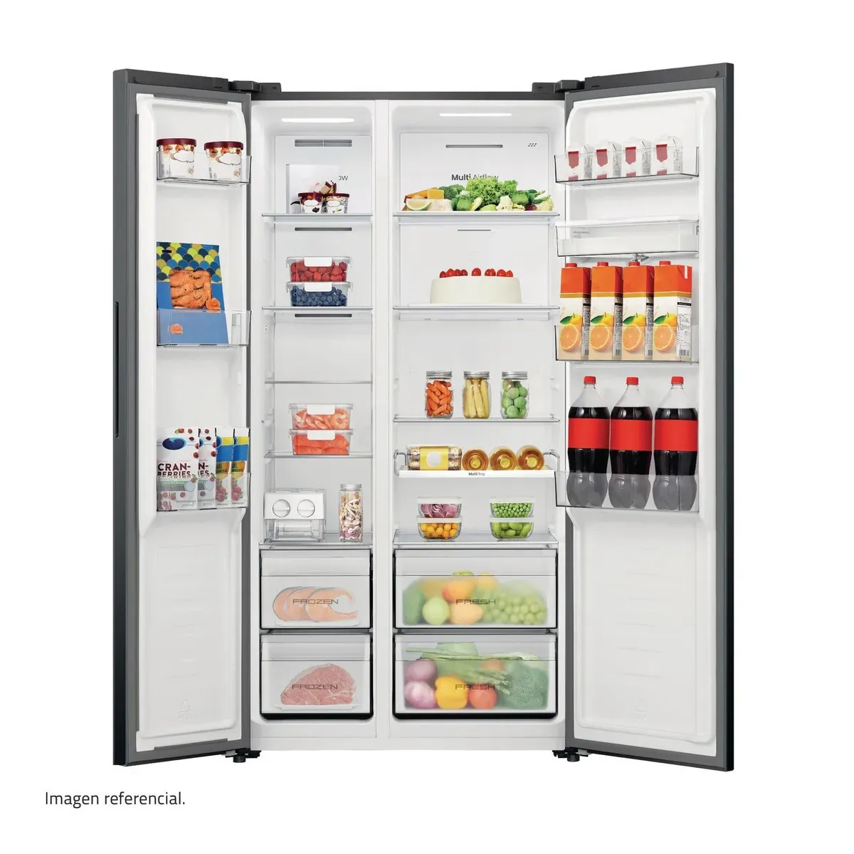 REFRIGERADORA NEGRO SIDE BY SIDE 529L RI-795DNI INDURAMA - 5