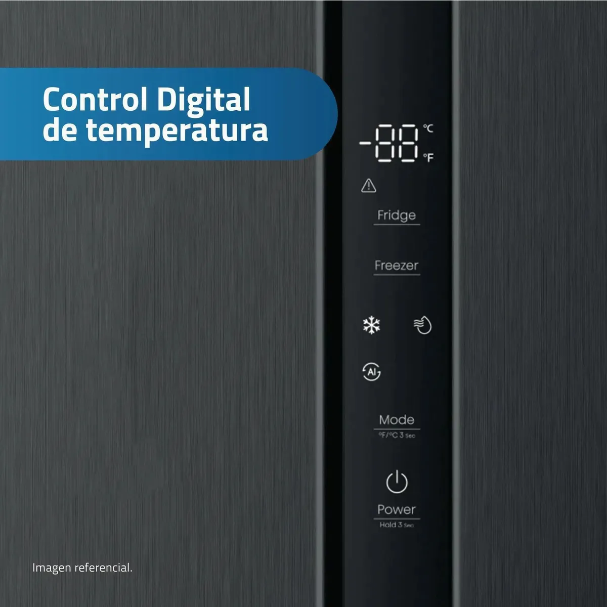 REFRIGERADORA NEGRO SIDE BY SIDE 529L RI-795DNI INDURAMA - 7