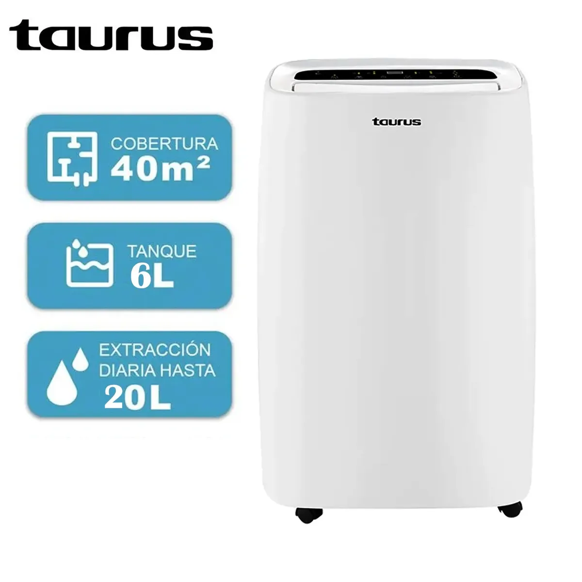 DESHUMEDECEDOR TAURUS MOD. DH202 20 L - 1