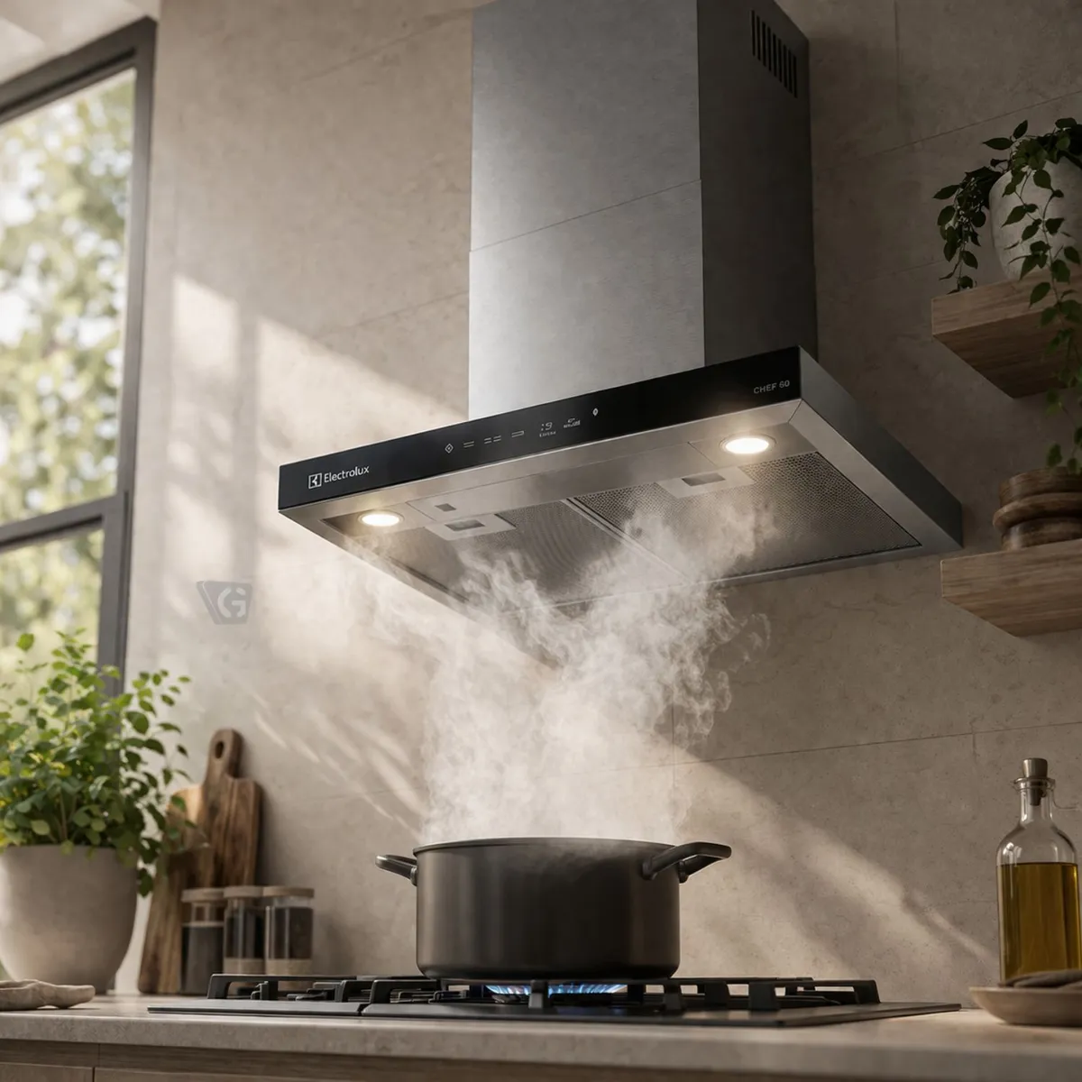 CAMPANA EMPOTRABLE ELECTROLUX DECORATIVA 60CM CE6TF - 6