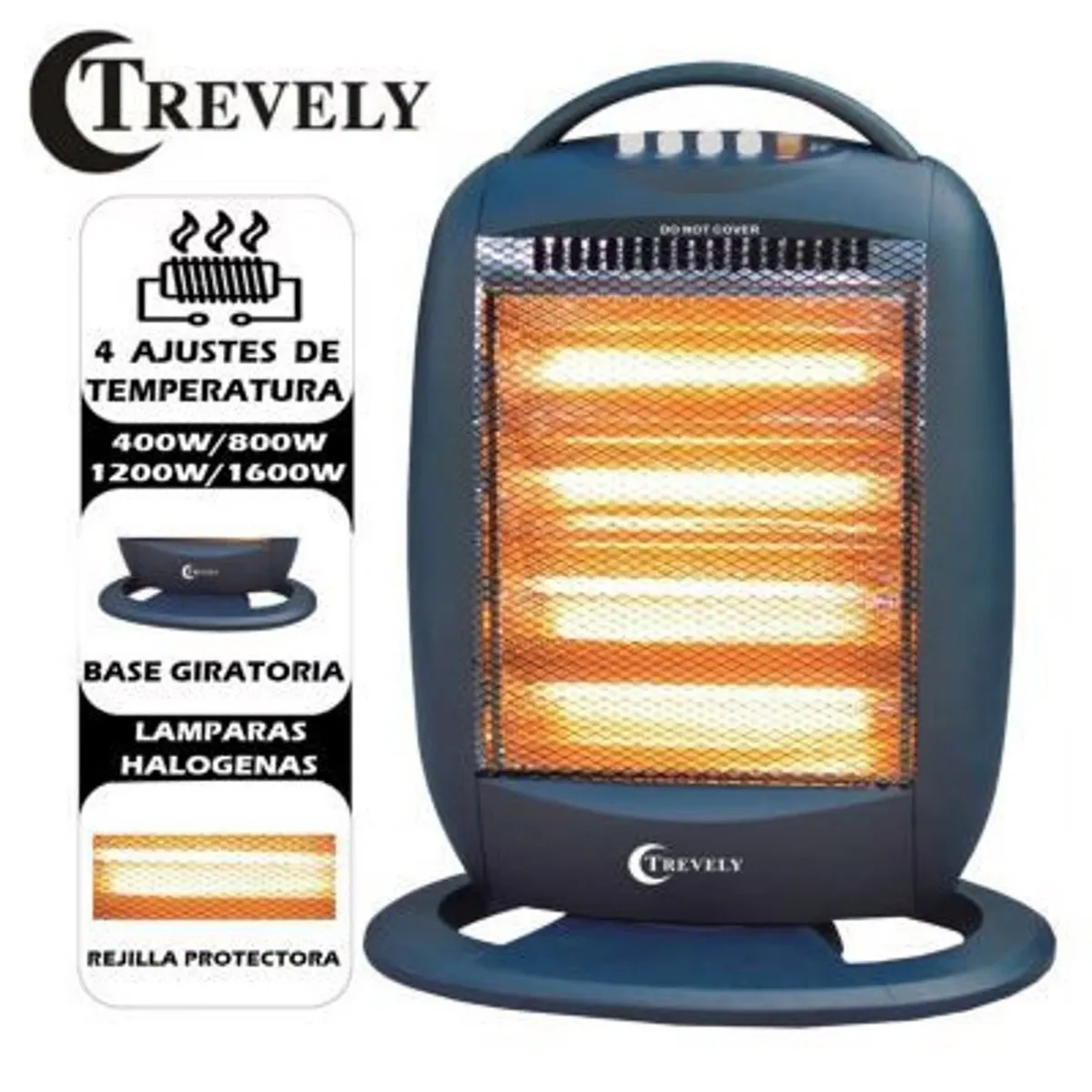 CALEFACTOR ELÉCTRICO TREVELY TCH-040 1600W - 1