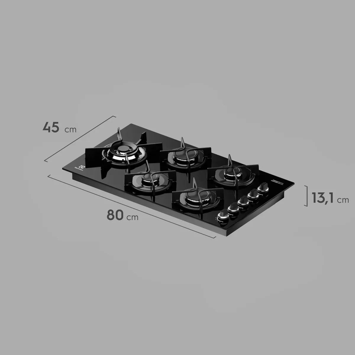ENCIMERA ELECTROLUX A GAS 5 HORNILLAS 80 CM KE5GW - 4