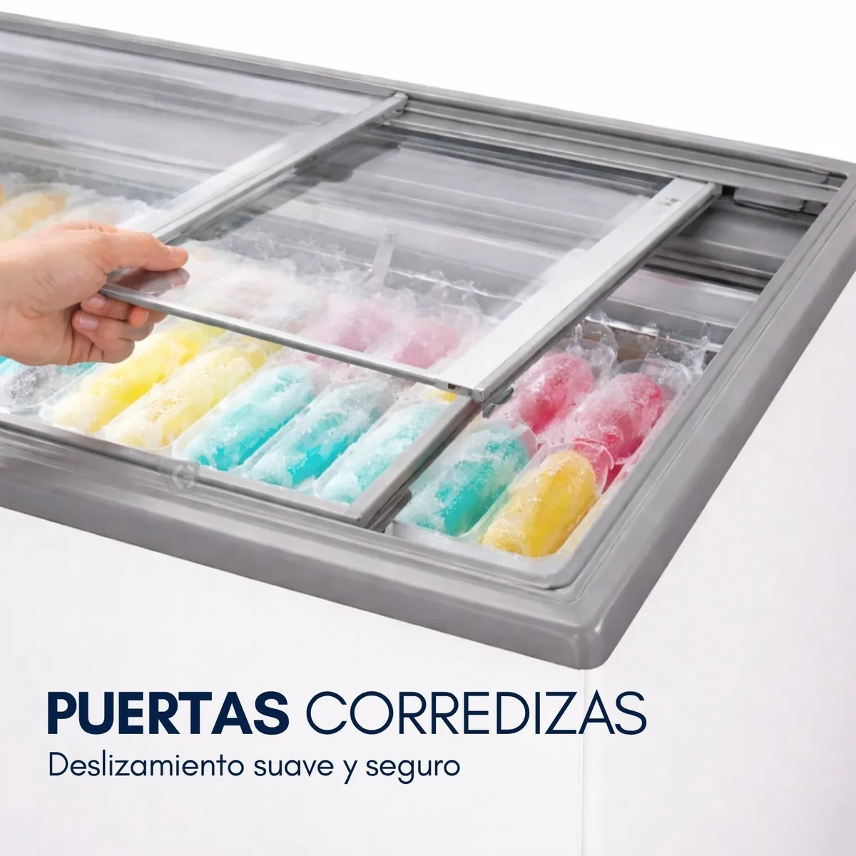CONGELADORA EXHIBIDORA HORIZONTAL MIRAY CEMH-165M 167L - 4