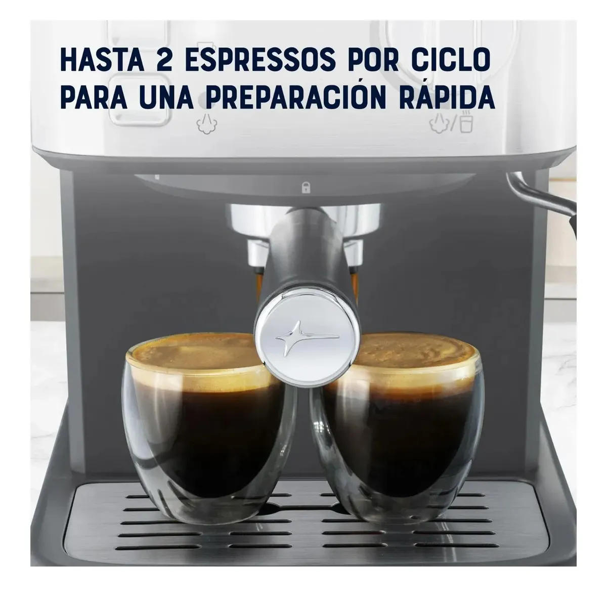 CAFETERA DE ESPRESSO OSTER COMPACTA BVSTEM5502 15 BARES - 3