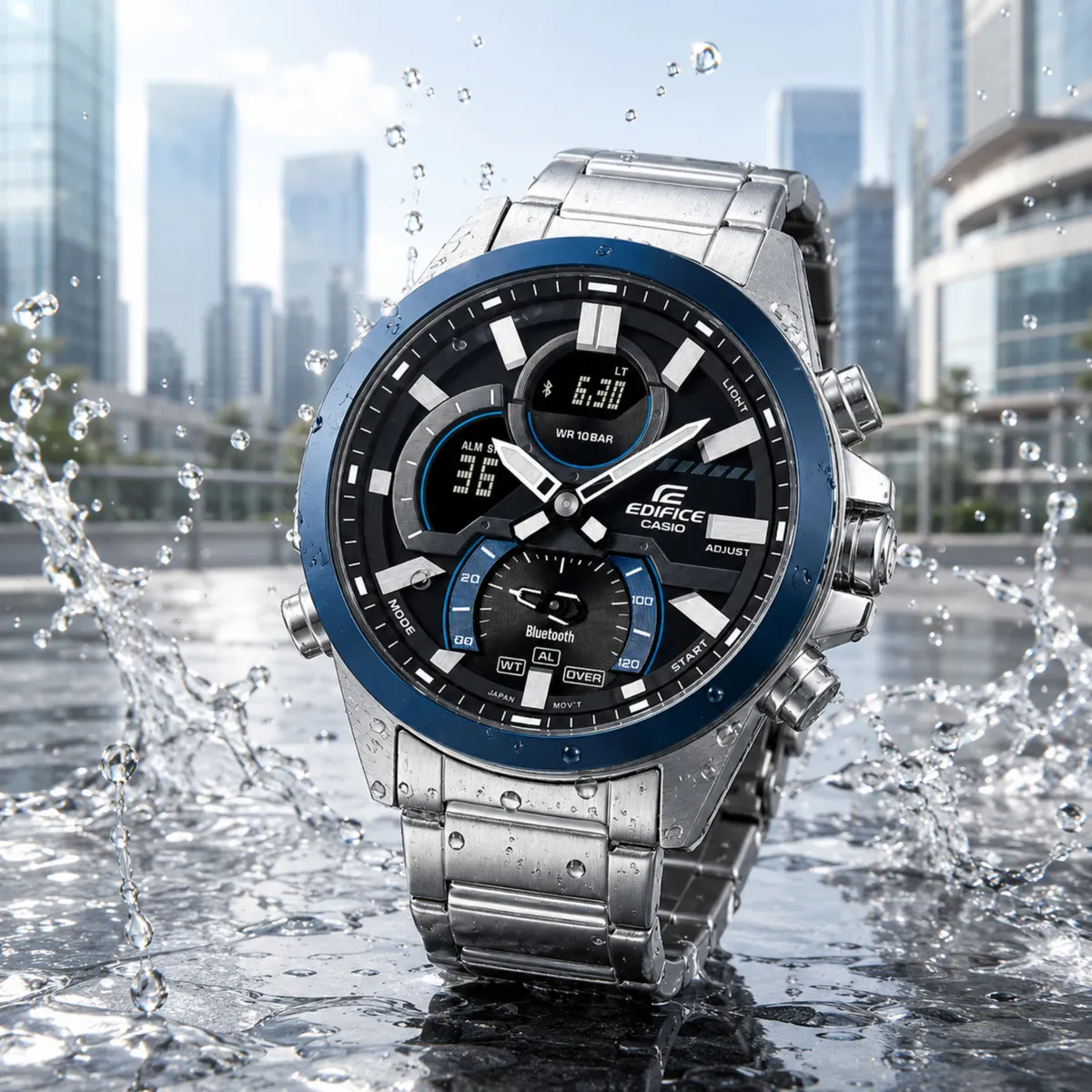 RELOJ CASIO EDIFICE PARA HOMBRE ECB-30DB-1A - 3