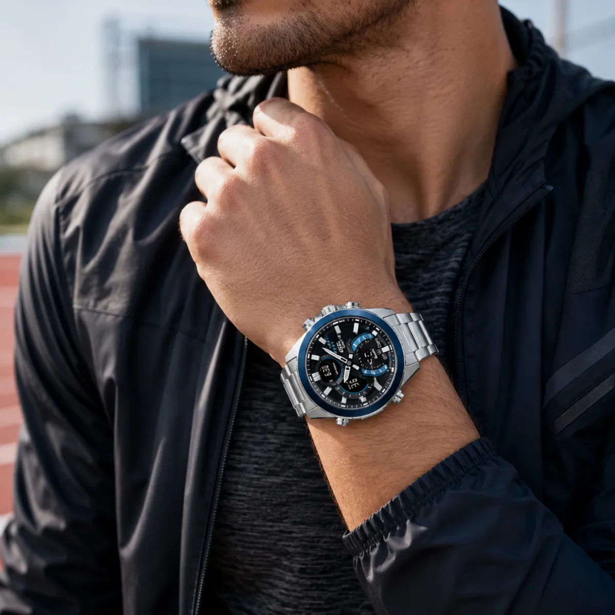 RELOJ CASIO EDIFICE PARA HOMBRE ECB-30DB-1A - 5