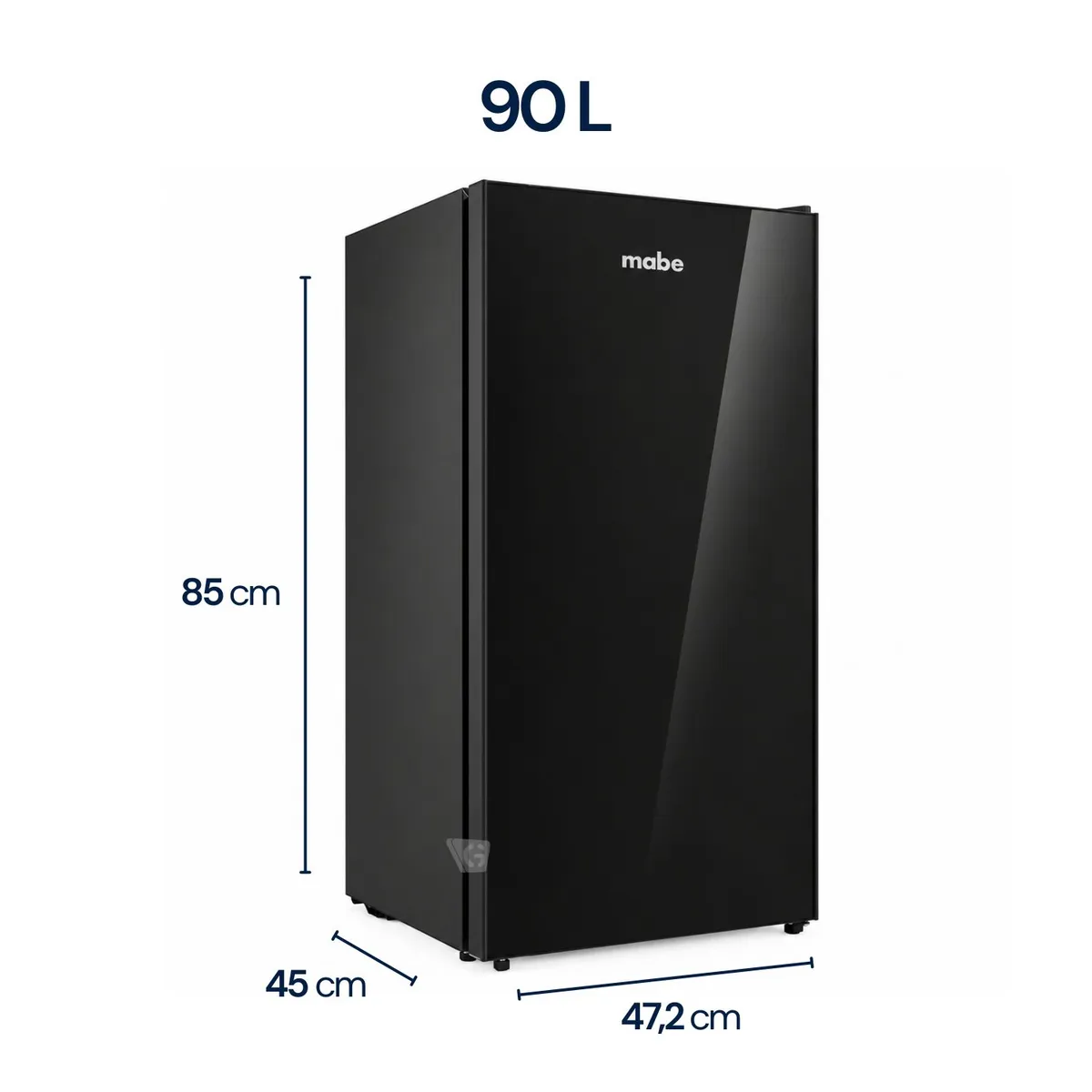 FRIGOBAR DE 90 L NEGRO MABE - RMF04PV1 - 4
