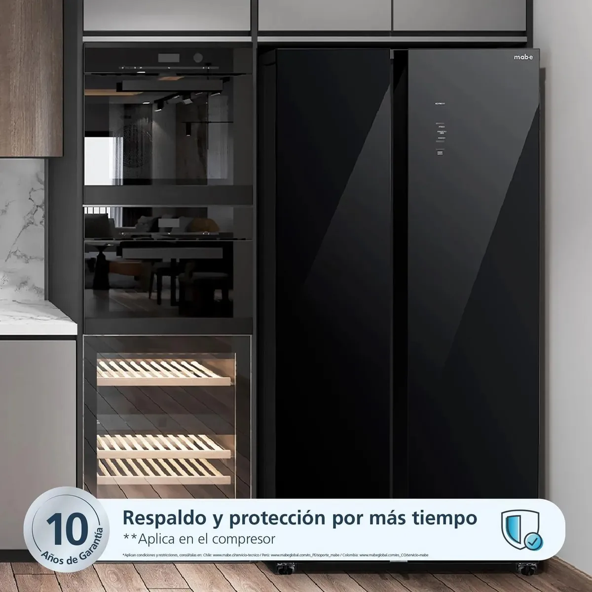 REFRIGERADORA SIDE BY SIDE INVERTER 581L NETOS MABE MSD631LKLNG0 - 6