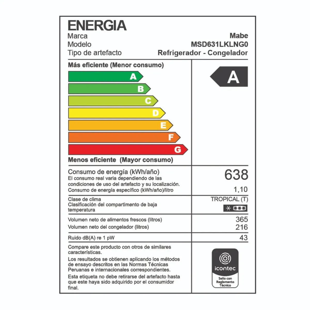 REFRIGERADORA SIDE BY SIDE INVERTER 581L NETOS MABE MSD631LKLNG0 - 7