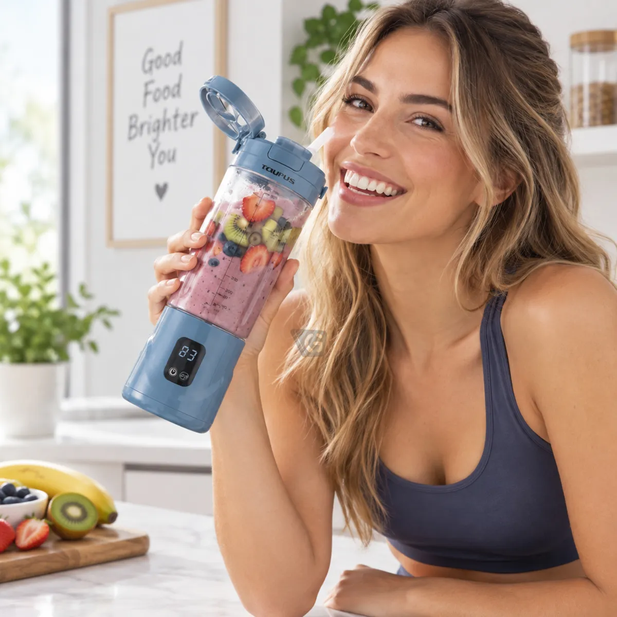 LICUADORA PORTÁTIL TAURUS SHAKE Y GO MINI OCEAN 150W – MINI OCEAN - 4