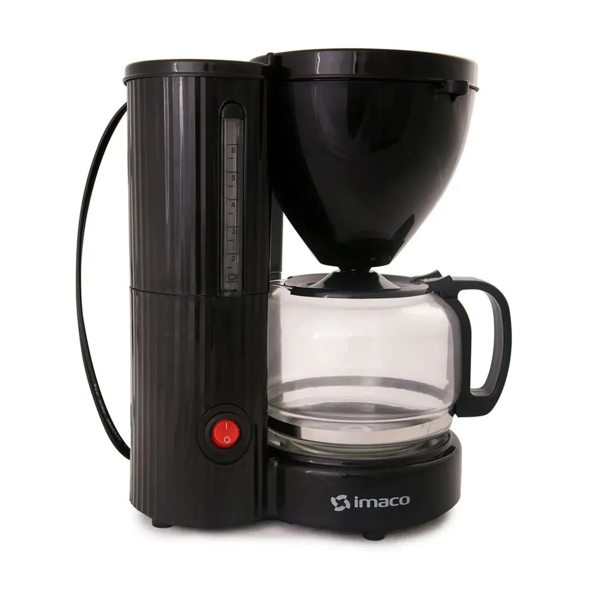 CAFETERA ELÉCTRICA ICM608N 6 A 8 TAZAS NEGRO - 4