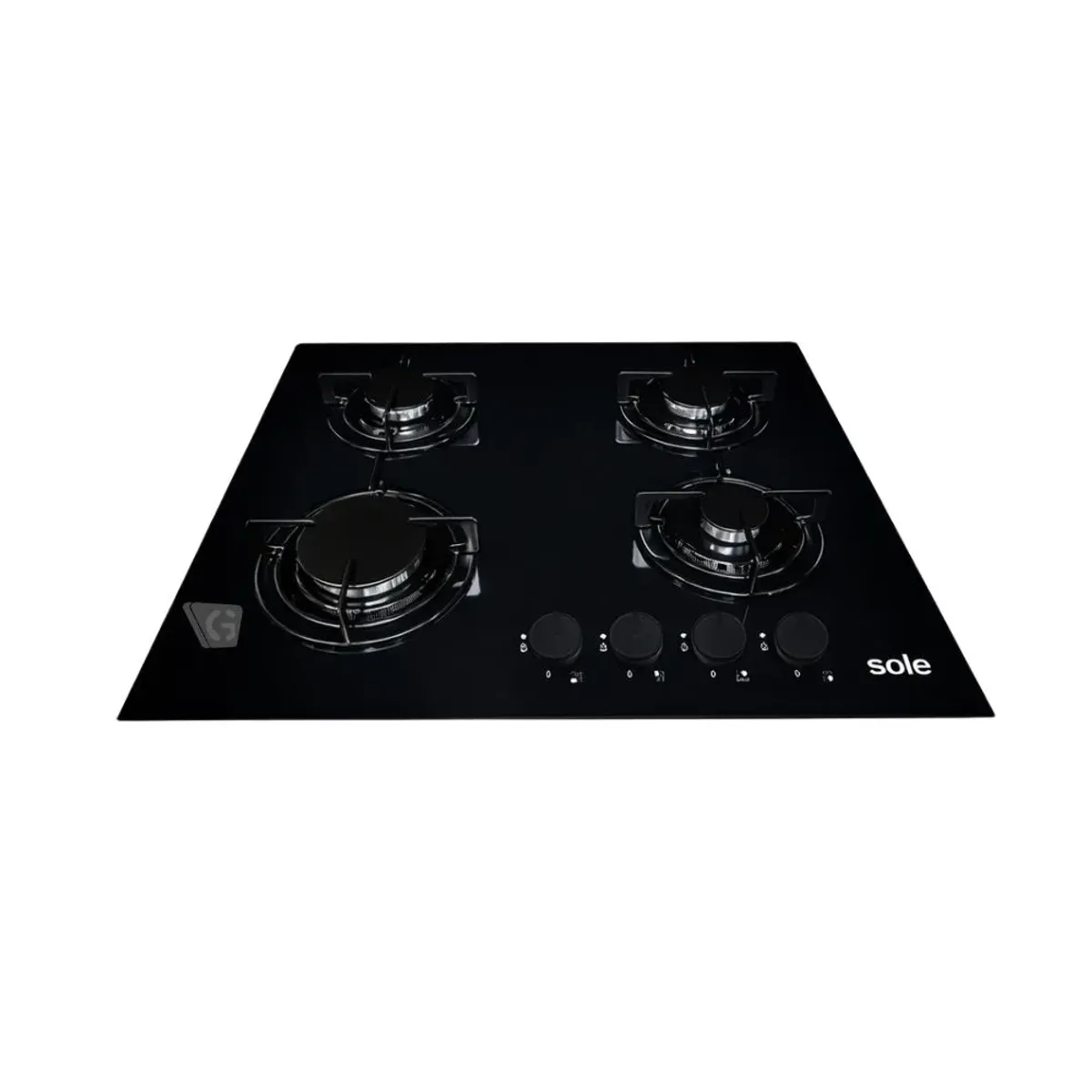 ENCIMERA VIDRIO TEMPLADO SOLE A GAS 60CM SOLCO049V2 - 4