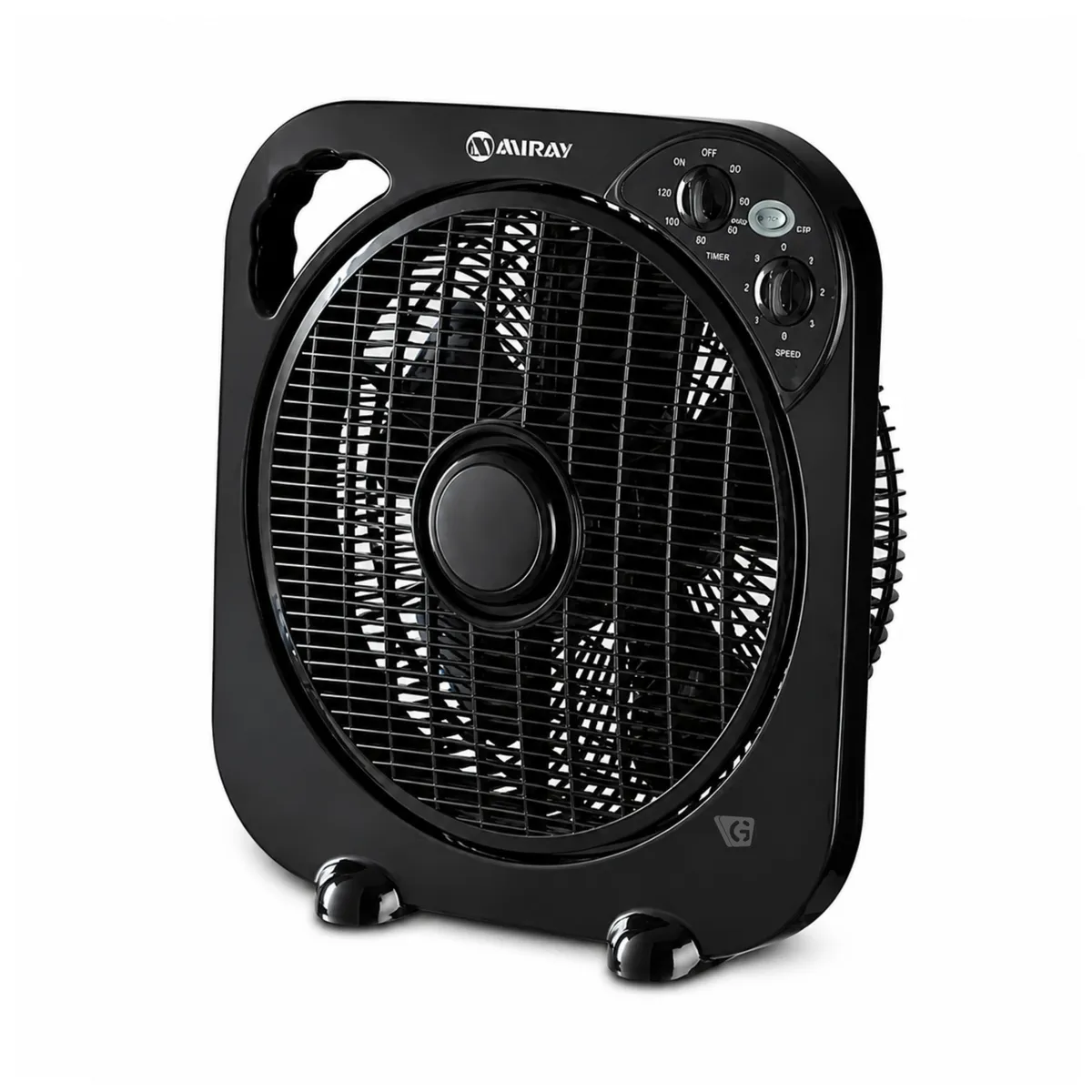 VENTILADOR CIRCULADOR MIRAY 12 VMC-1052 NEGRO - 3