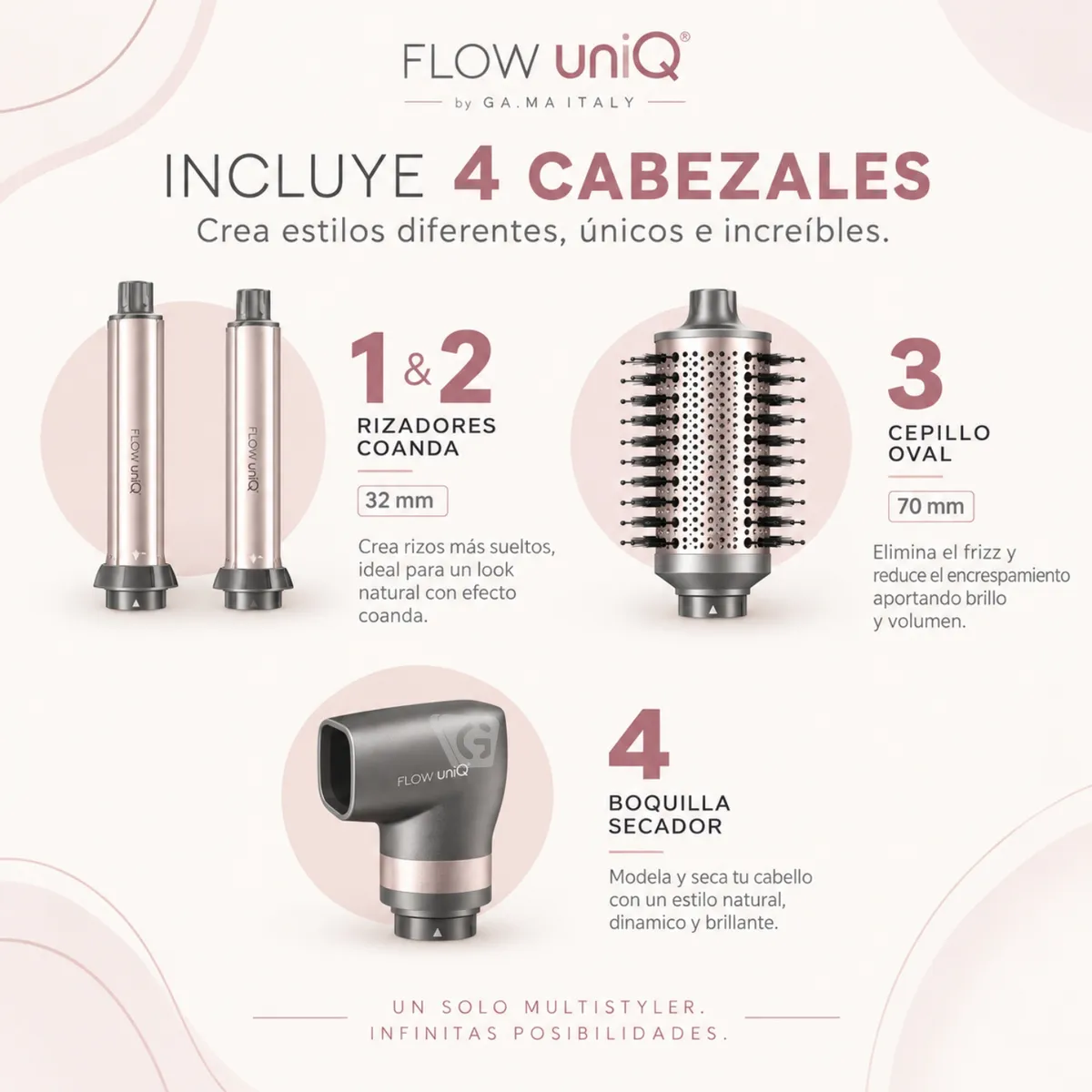 CEPILLO MULTISTYLE ITALY UNIQ FLOW 4 EN 1 – HDCBR0000000666 - 3
