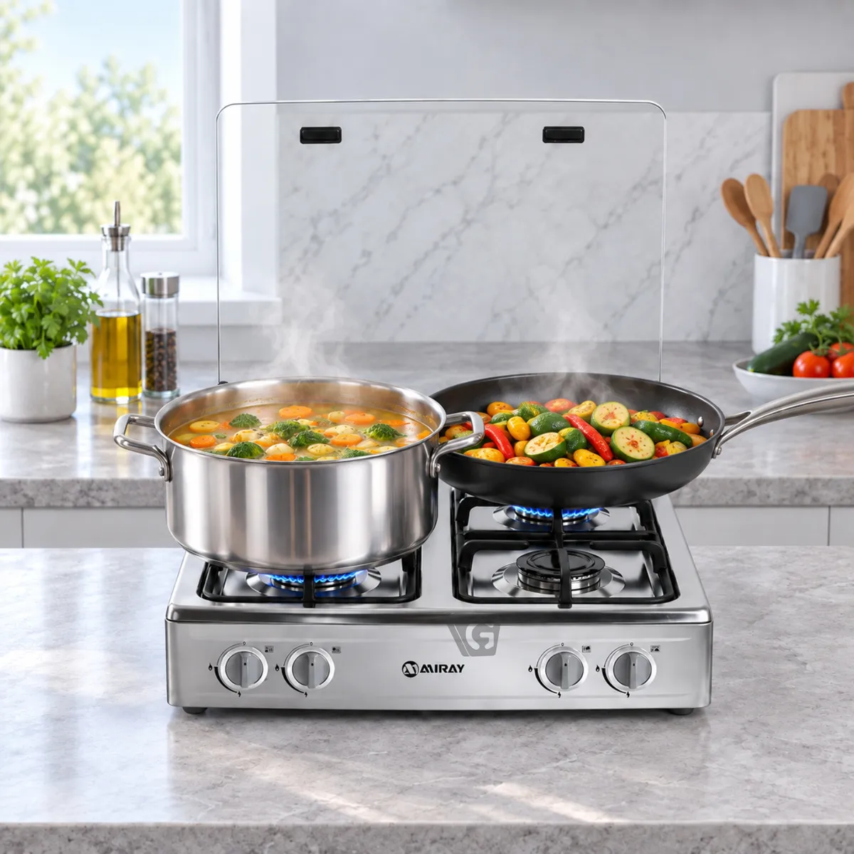 COCINA MESA GLP MIRAY CMS-4H 4 HORNILLAS - 6
