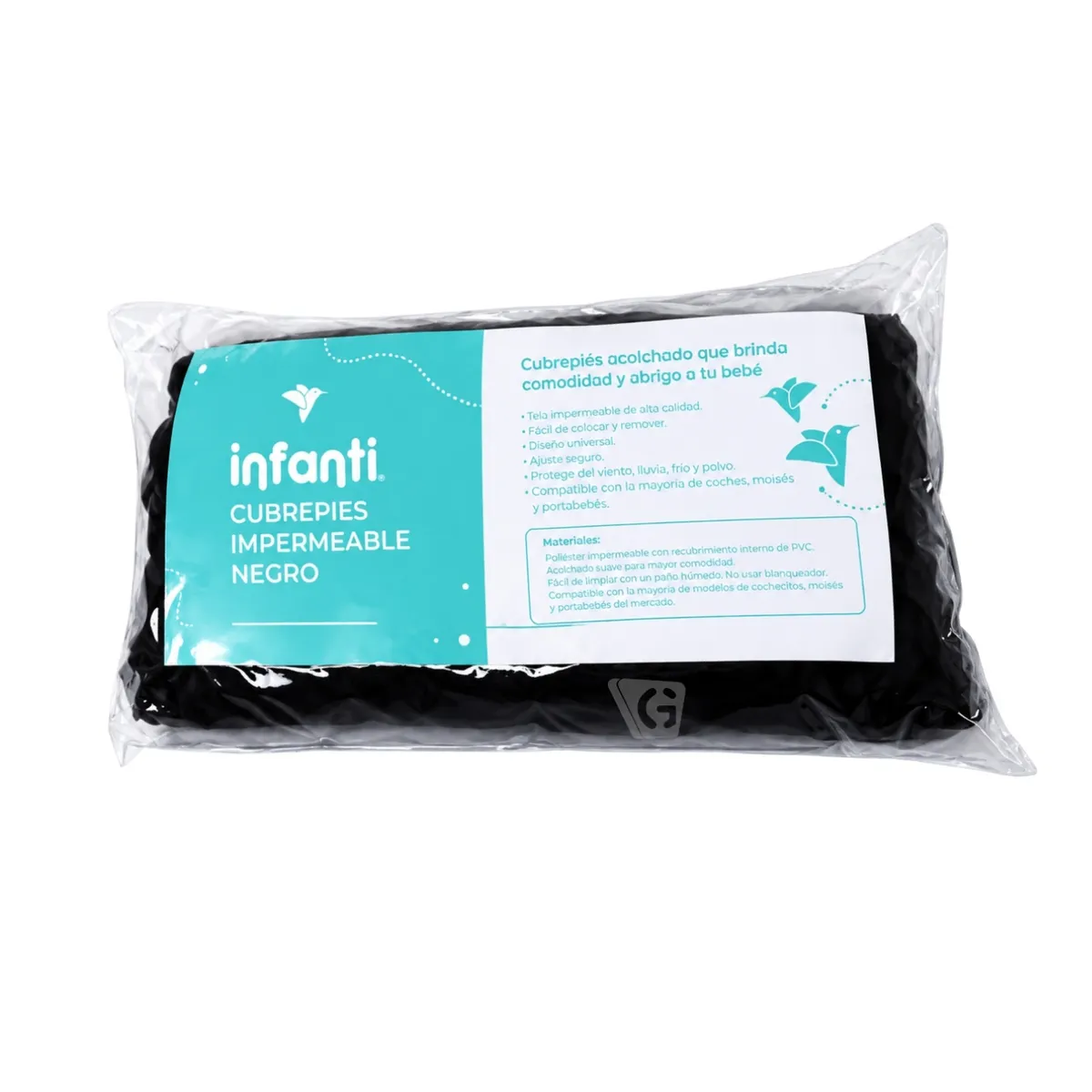 CUBREPIES IMPERMEABLE PARA COCHE INFANTI BLACK CPINF01 - 2