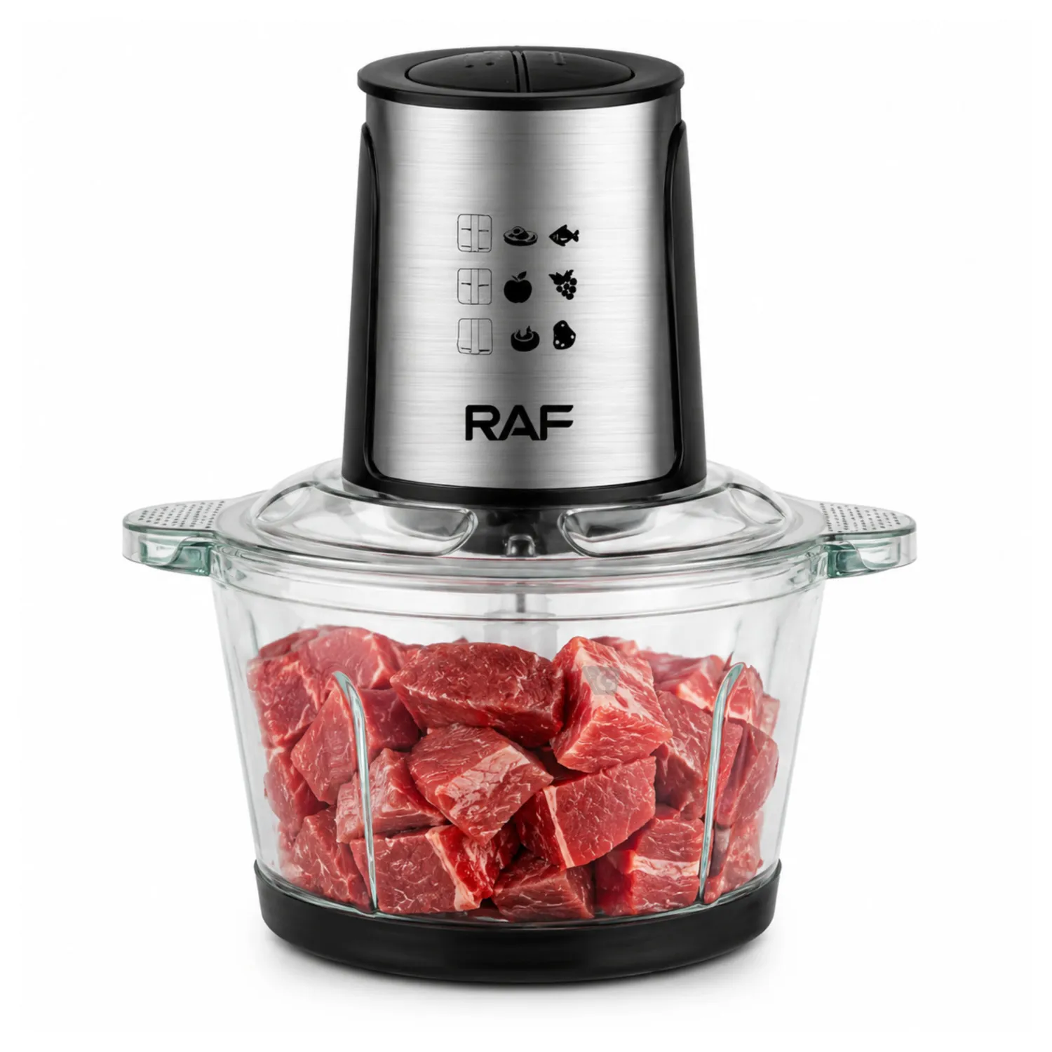 PROCESADORA DE ALIMENTOS RAFF 2L VIDRIO 800W R7018 - 3