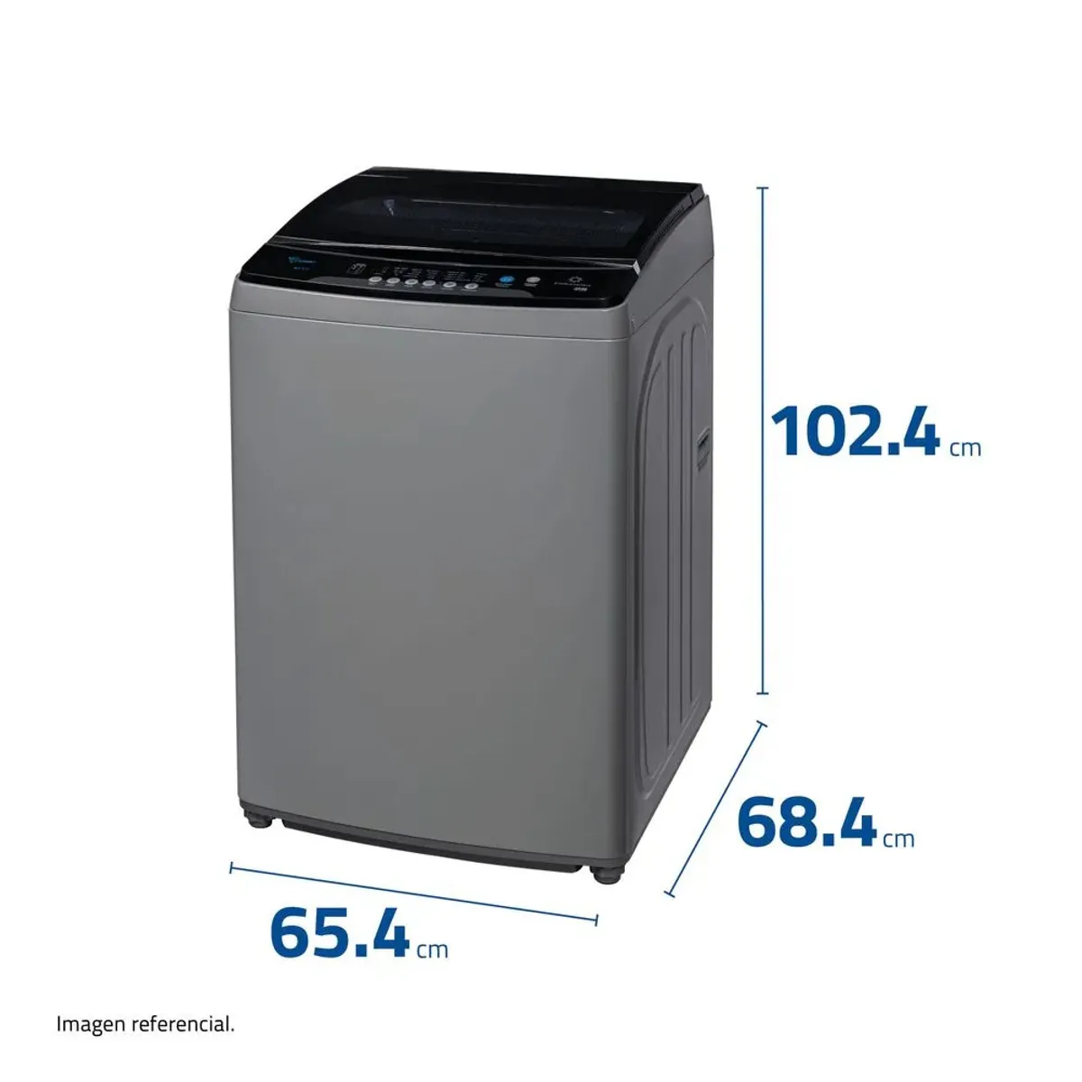 LAVADORA AUTOMÁTICA INVERTER 20 KG CARGA SUPERIOR GRIS INDURAMA LRI-20IGR - 4
