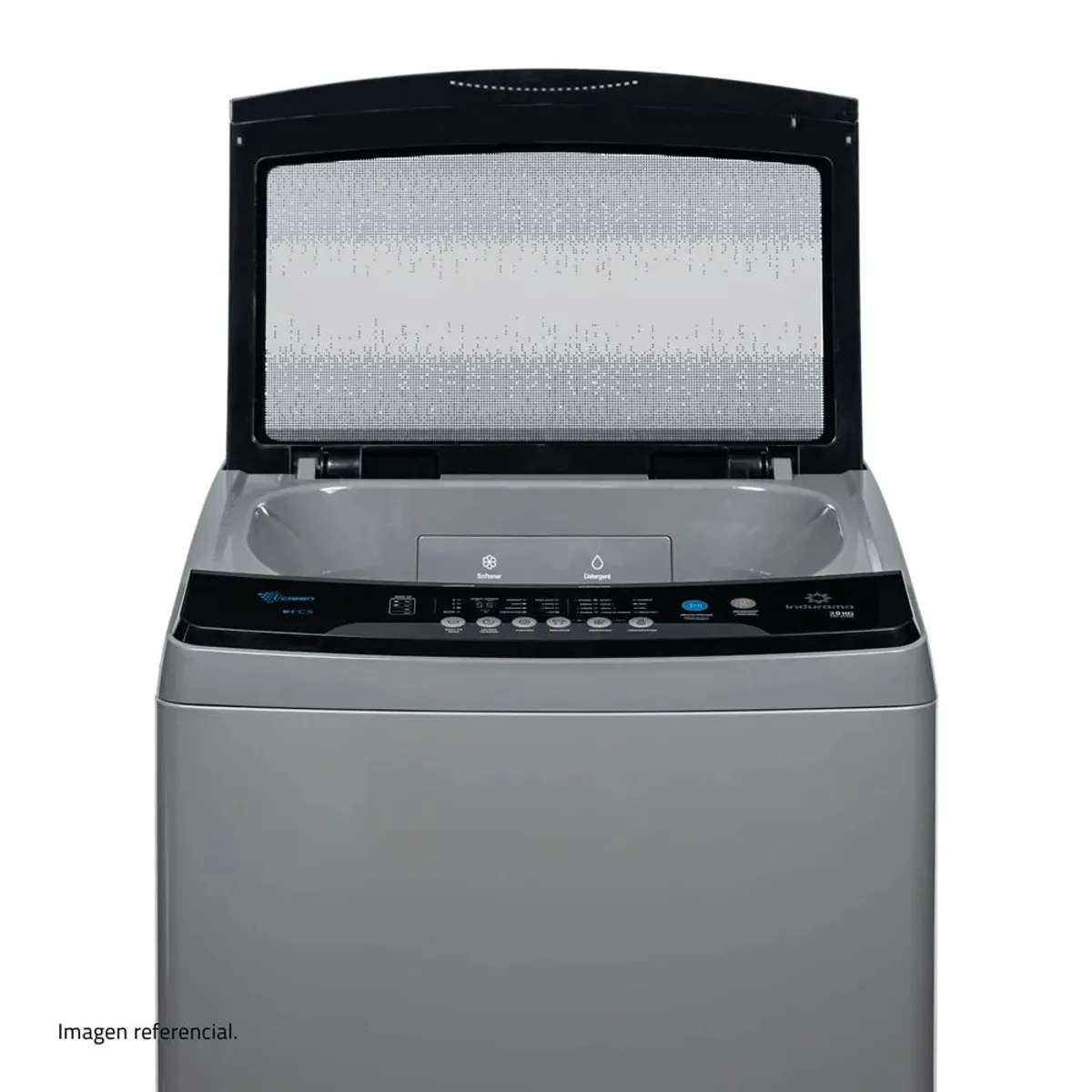 LAVADORA AUTOMÁTICA INVERTER 20 KG CARGA SUPERIOR GRIS INDURAMA LRI-20IGR - 5