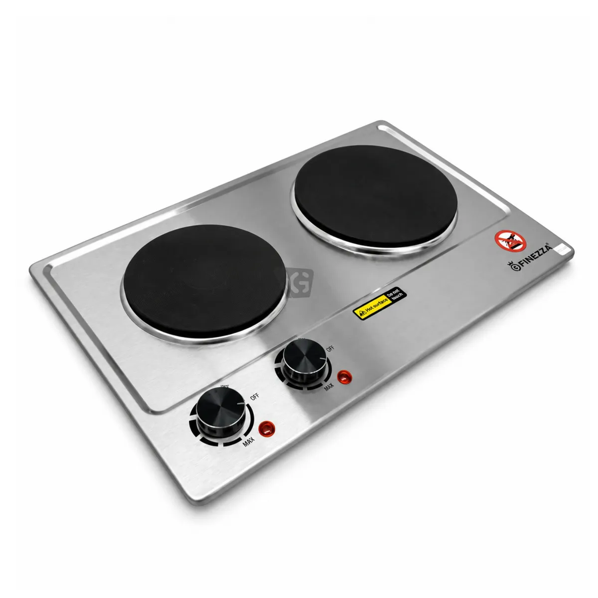 COCINA ELÉCTRICA DE 2 HORNILLA FINEZZA FZ-320H2CE 1500W - 3