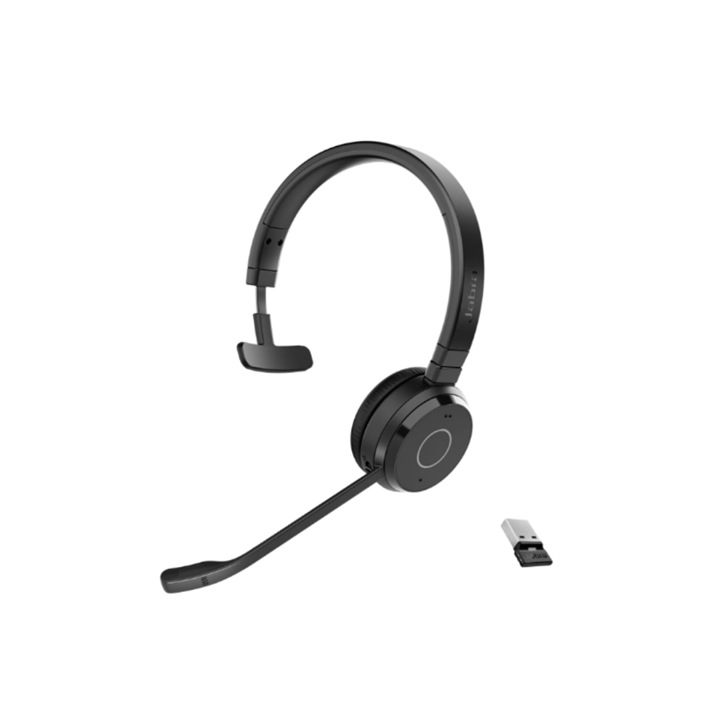 AUDIFONO INALAMBRICO JABRA EVOLVE 65 TE PROFESIONAL CON CANCELACION DE RUIDO - 1