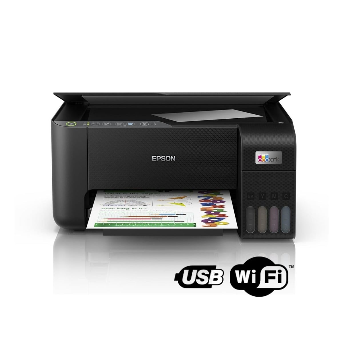 IMPRESORA MULTIFUNCIONAL EPSON ECOTANK L3250 IMPRIME ESCANEA COPIA USB WIFI - 1