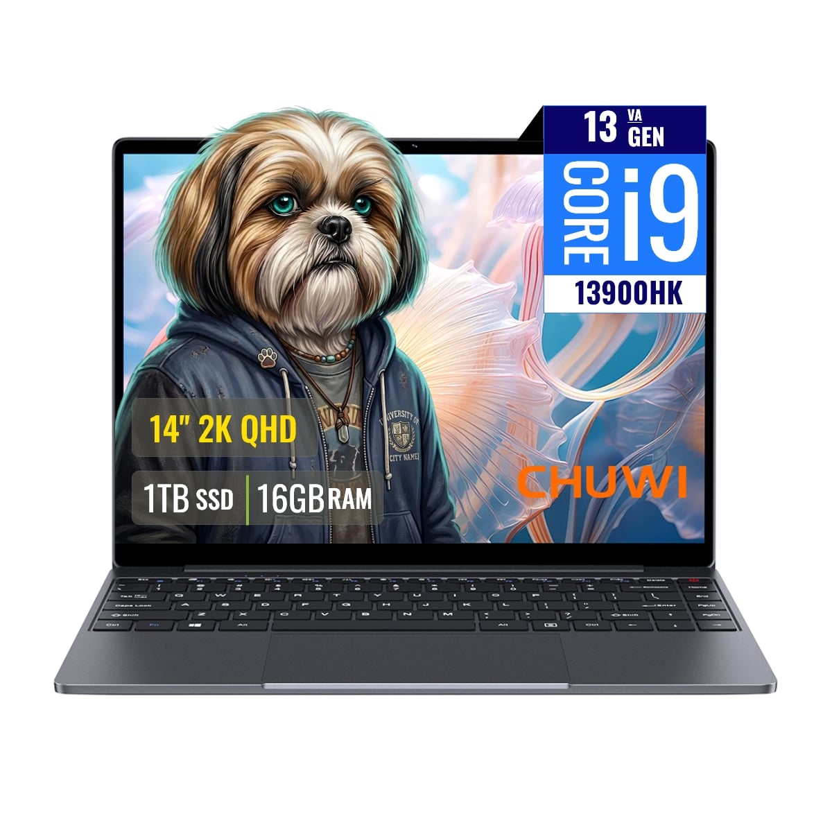 LAPTOP CHUWI COREBOOK X CWI570 INTEL CORE I9 13900HK 16GB RAM 1TB SSD M.2 14 2K QHD WINDOWS 11 - 1