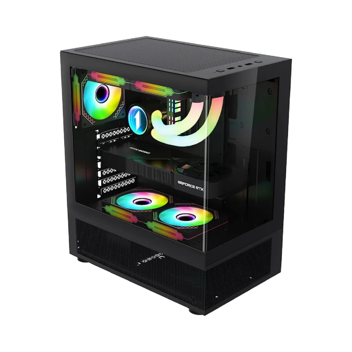 CPU GAMER PCYA AMD RYZEN 7 8700G 16GB RAM DDR5 1TB SSD M.2 RADEON 780M FREEDOS - 1