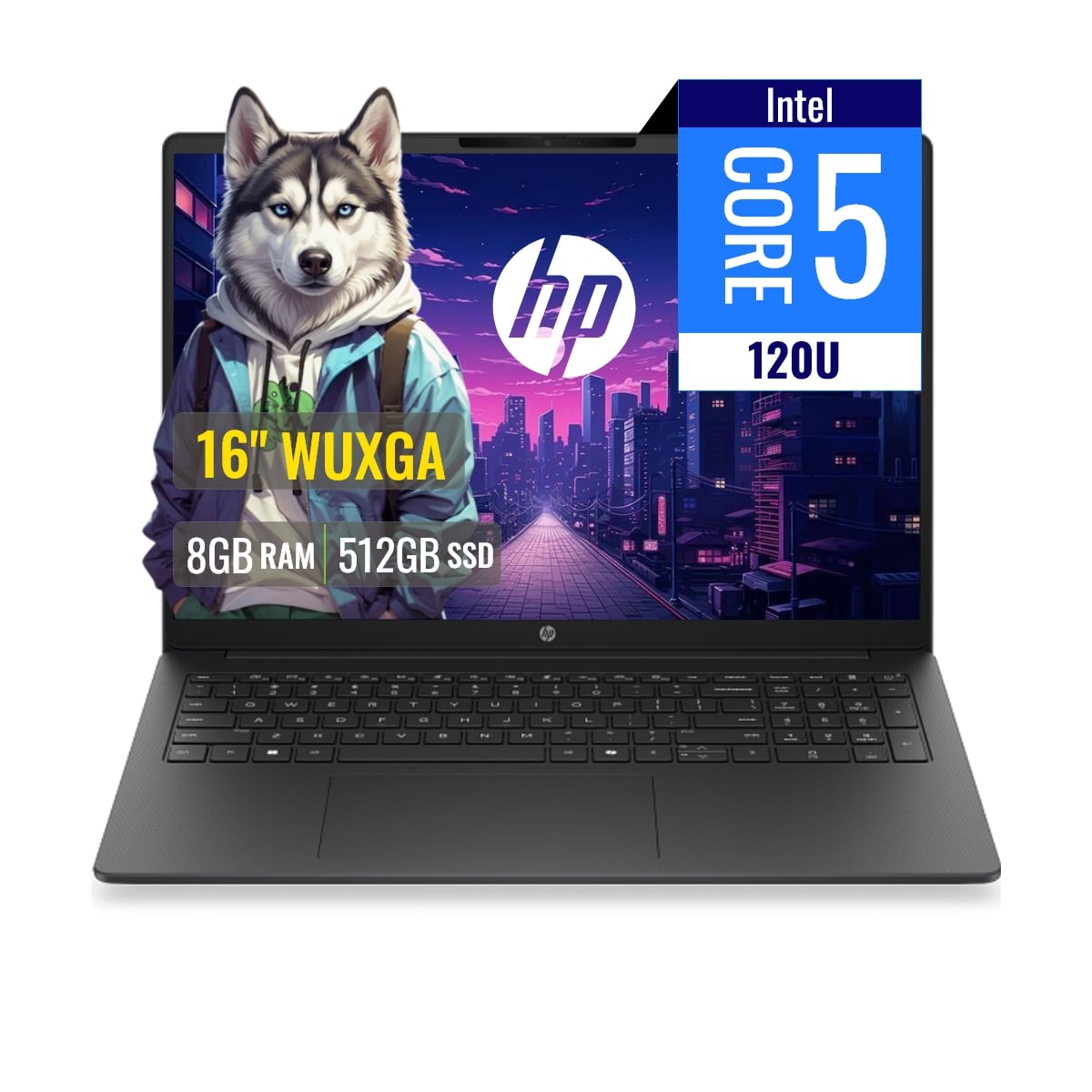 LAPTOP HP 200 G2I INTEL CORE 5 120U 8GB DDR5 512GB SSD 16 WUXGA FREEDOS - 1